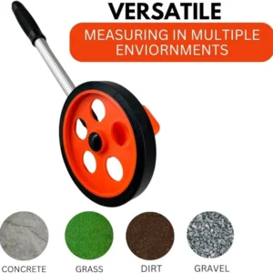 Telescopic Walking Wheel Tape Measure Measuring Wheel Adjustable 1,000' Feet