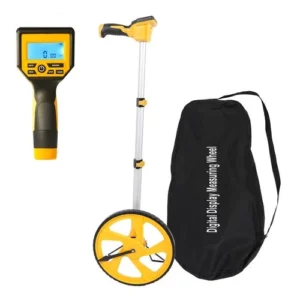 Distance Measuring Wheel Backlit Digital Display Telescopic Rolling Measurement